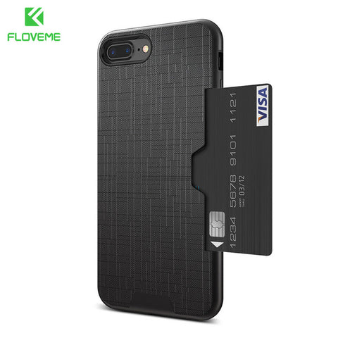 FLOVEME Card Slot Phone Case For iPhone