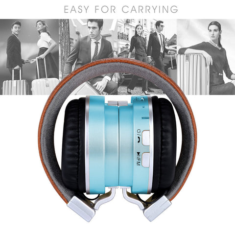 Bluetooth Headphones Over Ear Stereo Wireless